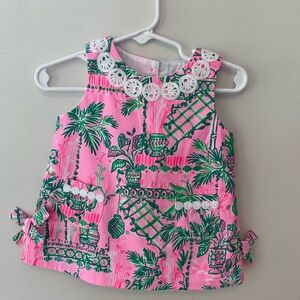 NWT Lily Pulitzer Dress & Diaper Cover 3-6m